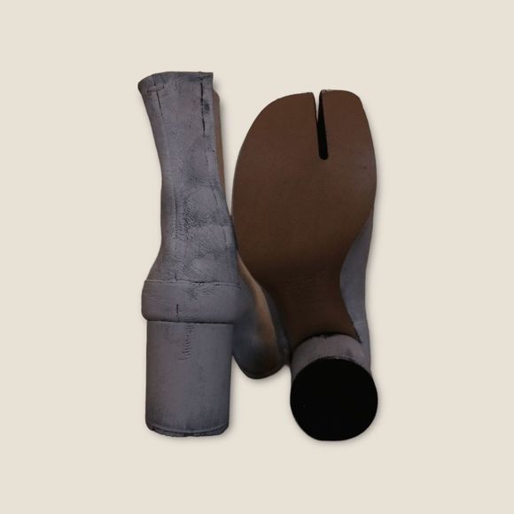 Maison Margiela White Paint Tabi Boots Size 6/38 EU - Picture 5 of 9